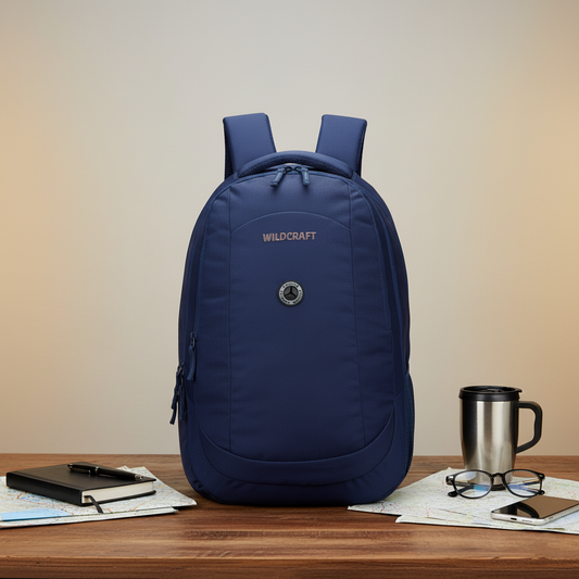 Wildcraft Power Laptop Backpack 28L Travel/School/College/Office Bag For Men & Women