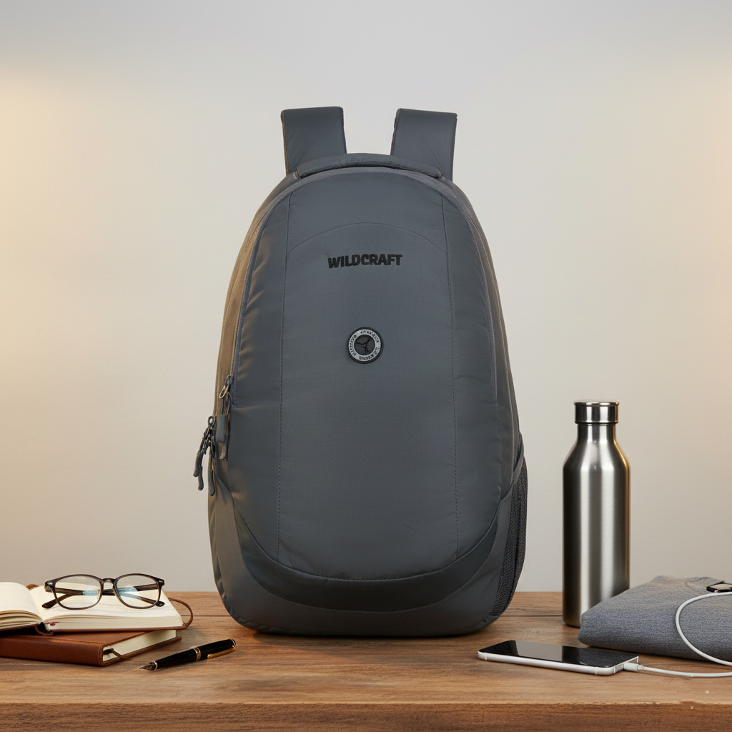 Wildcraft  Laptop Backpack 28L Travel/School/College/Office Bag For Men & Women