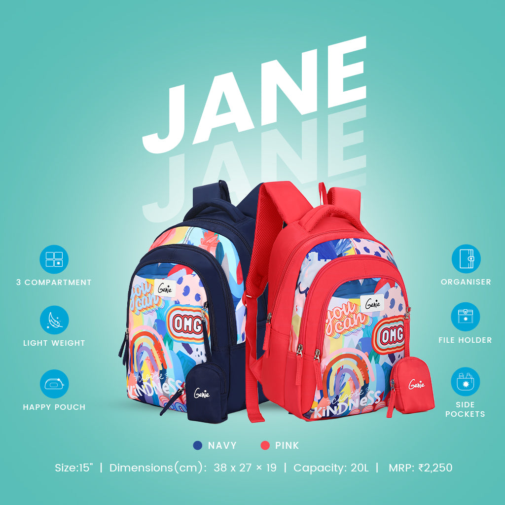 Genie Jane 15 Inch Backpack