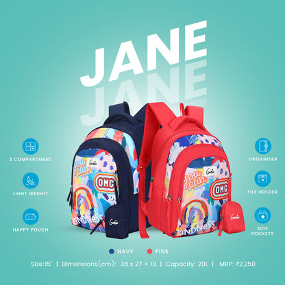 Genie Jane 15 Inch Backpack