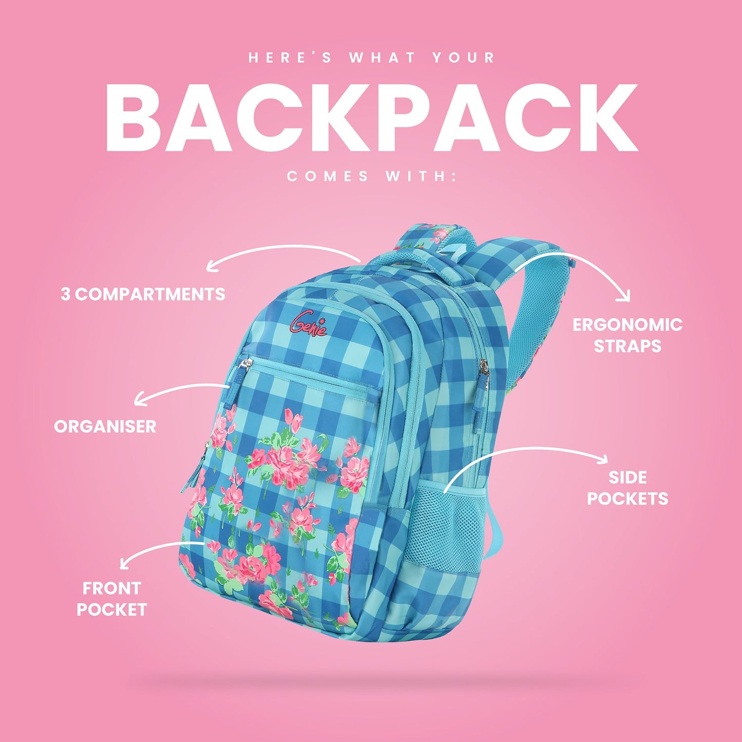 Genie Primrose 19 Inch Backpack