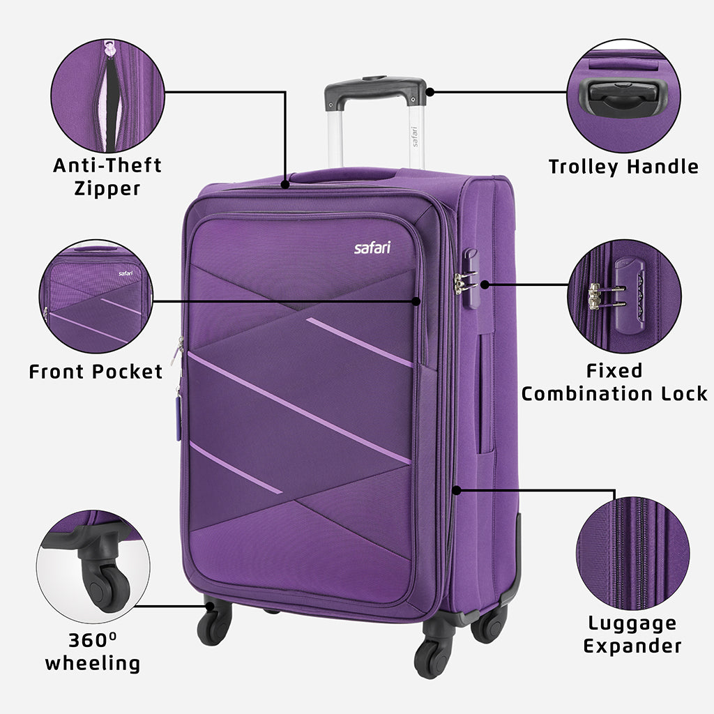 Safari Avenue Trolly Bag Wheel Price Safari Avenue Red Trolley Bag