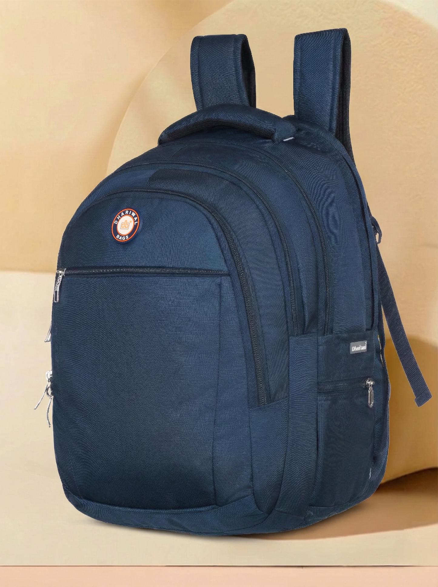 धारीवाल यूनिसेक्स ड्यूल कम्पार्टमेंट लैपटॉप बैकपैक रेन कवर के साथ 51L LB-106