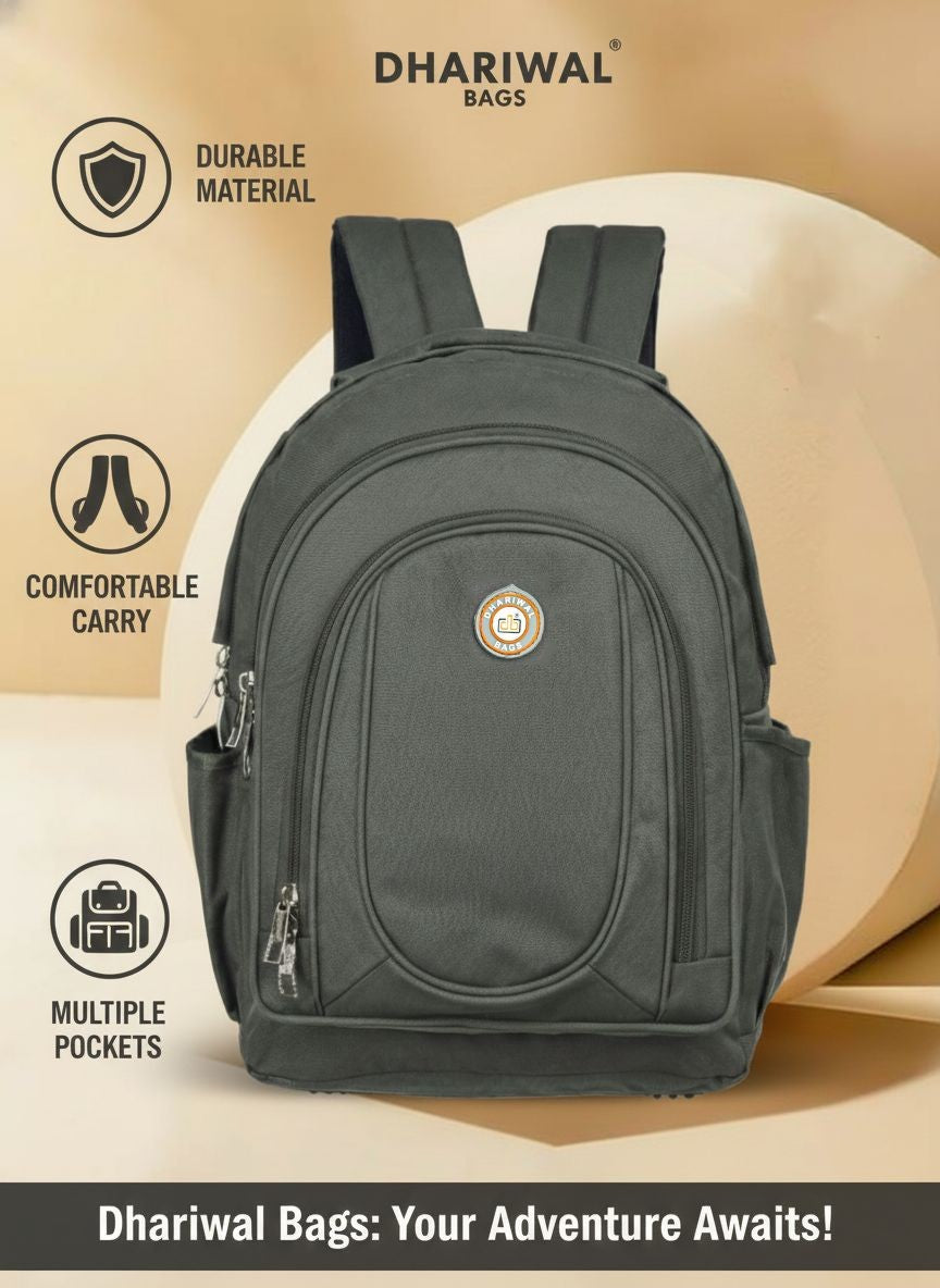 Dhariwal 38L BP -201  Unisex Backpack | Strong & Lightweight | Heavy Zipper Backpack