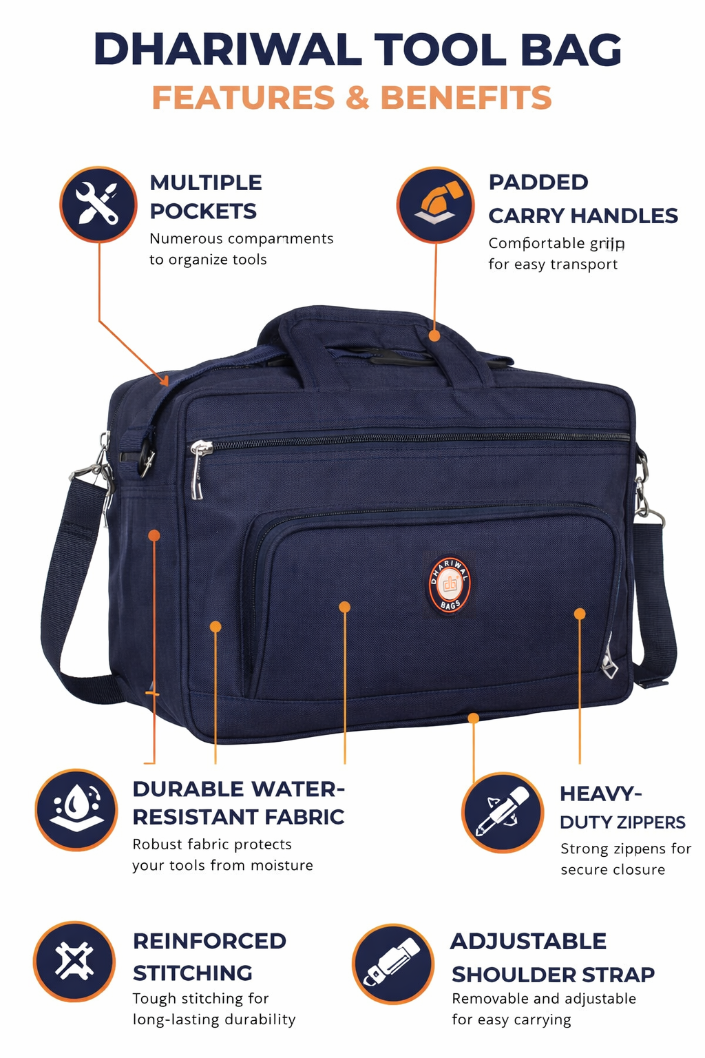 Dhariwal Office Executive File Bag 16" EB-603 (Large)