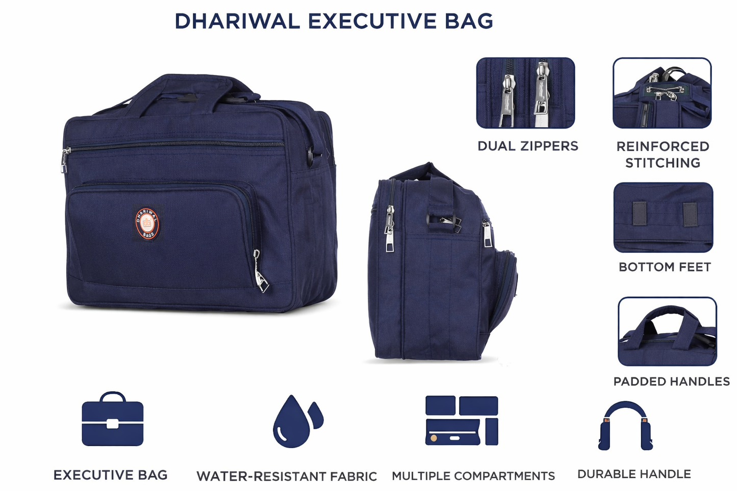 ऑफिस एग्जीक्यूटिव फाइल बैग 16" EB-603 