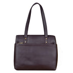 Dhariwal LAB-9915 Women’s Handbag | 3 Main Compartments, Side Zippers & Twin Handles | Premium PU Leather Bag