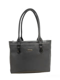 Dhariwal LAB-9916 Women’s Tote Handbag | 3 Main Compartments, 1 Side Zipper & Twin Handles | Premium PU Leather Bag