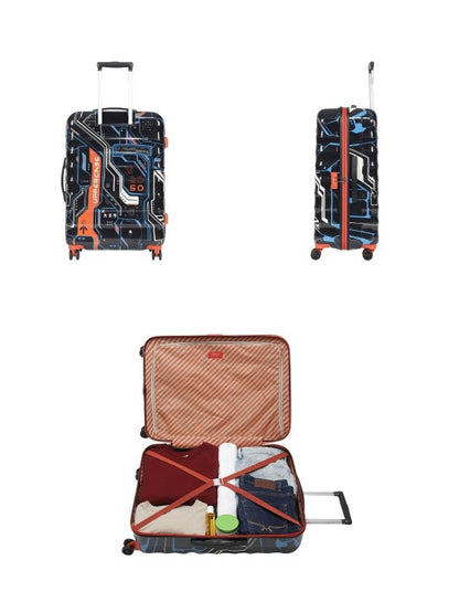 Uppercase Cyber Punk Medium Check in 66cm Combination Lock Hard Trolley