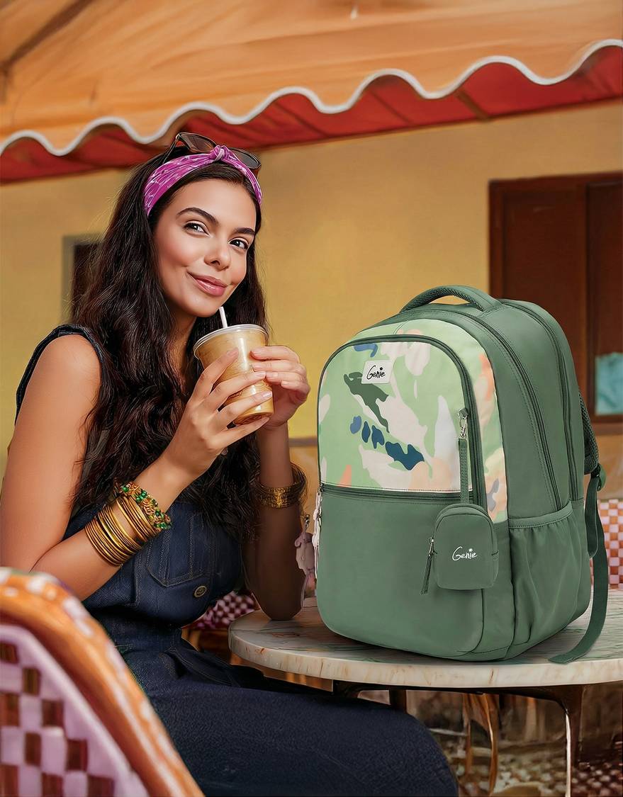 Genie Sketch Laptop Backpack For Girls|19 Inch-40 Litres