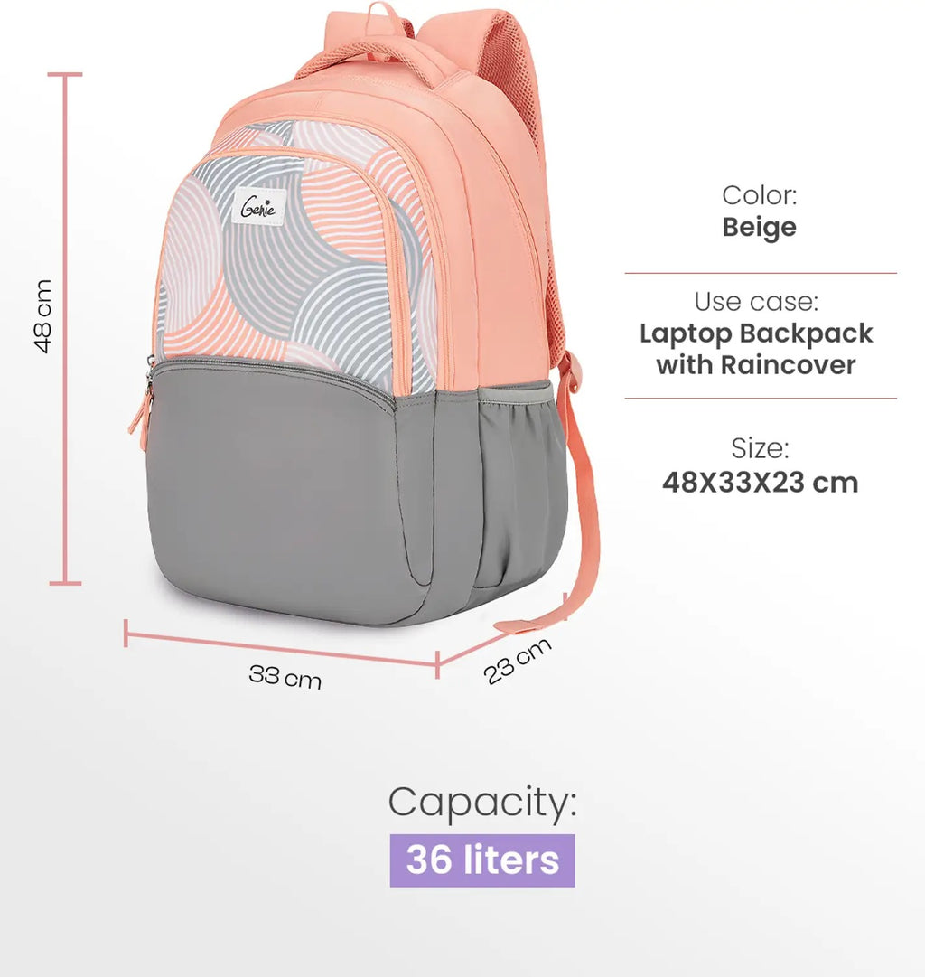 Genie Camoflow  Laptop And Rain cover Backpack -36 L