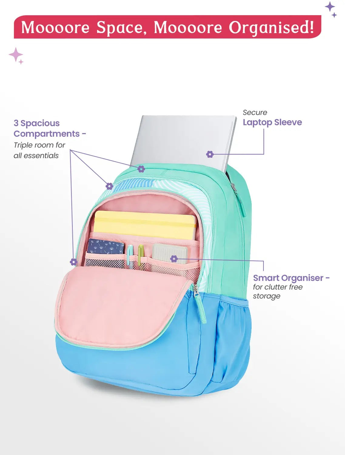 Genie Camoflow  Laptop And Rain cover Backpack -36 L