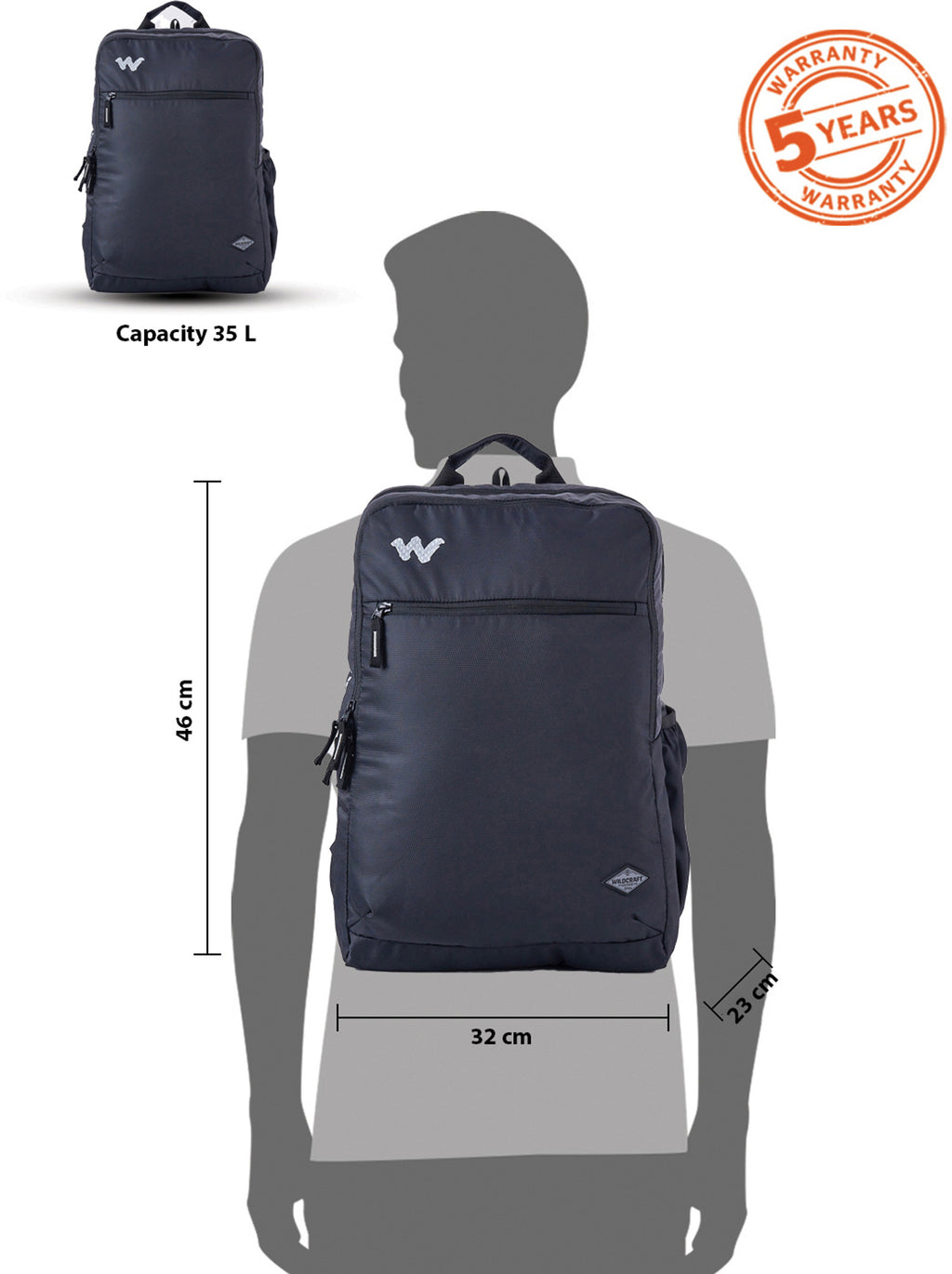 Wildcraft Andes 35 Backpack