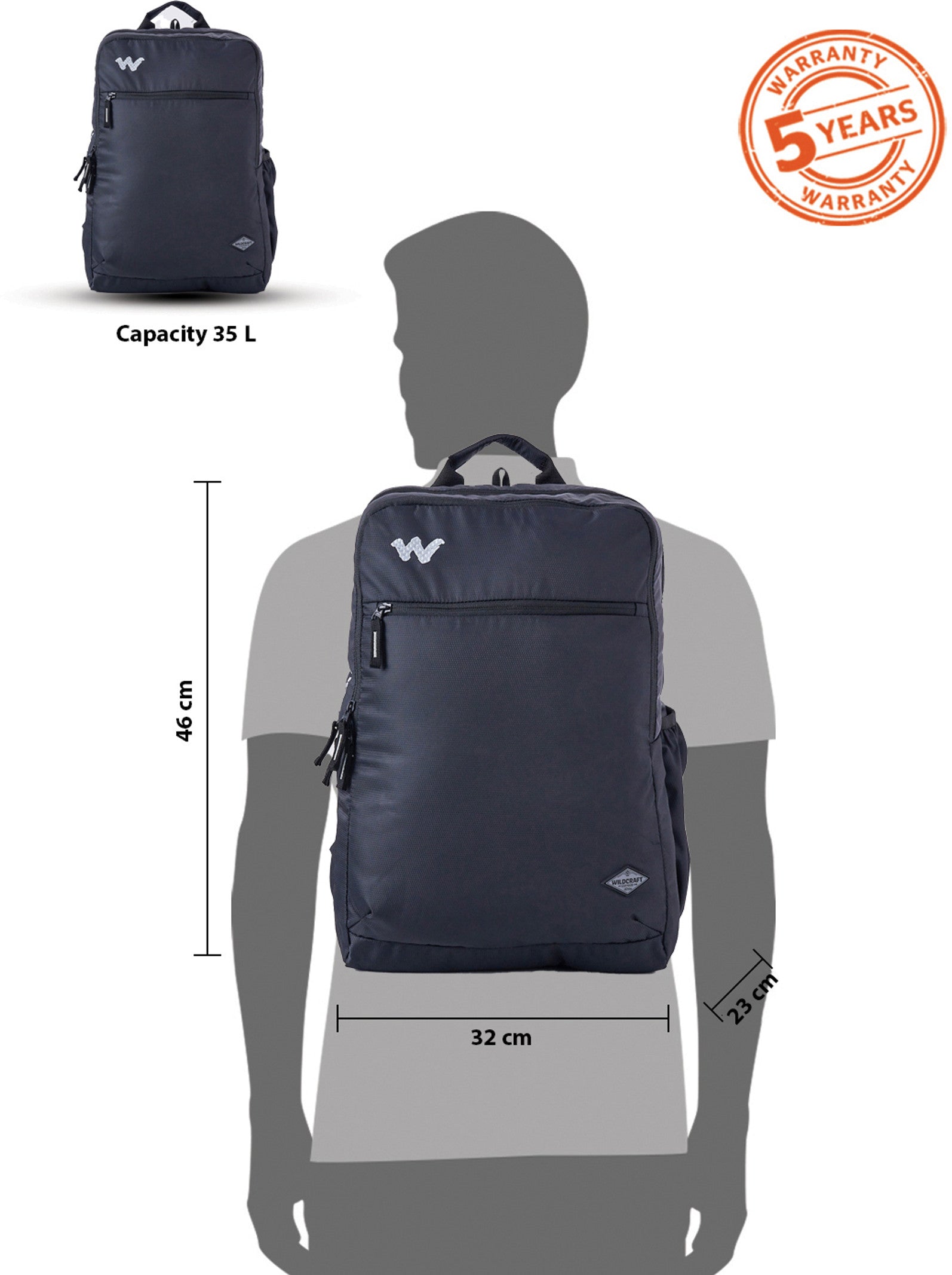 Wildcraft Andes 35 Backpack