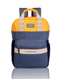 Uppercase Vegan Leather 14" Laptop Backpack Water Repellent College Bag 17L