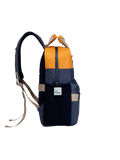 Uppercase Vegan Leather 14" Laptop Backpack Water Repellent College Bag 17L