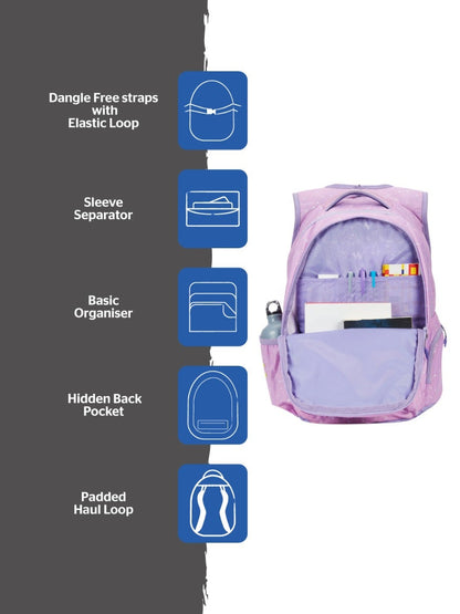 Wildcraft WIKI Girl 4 34L Backpack with Sleeve Separator (12984)