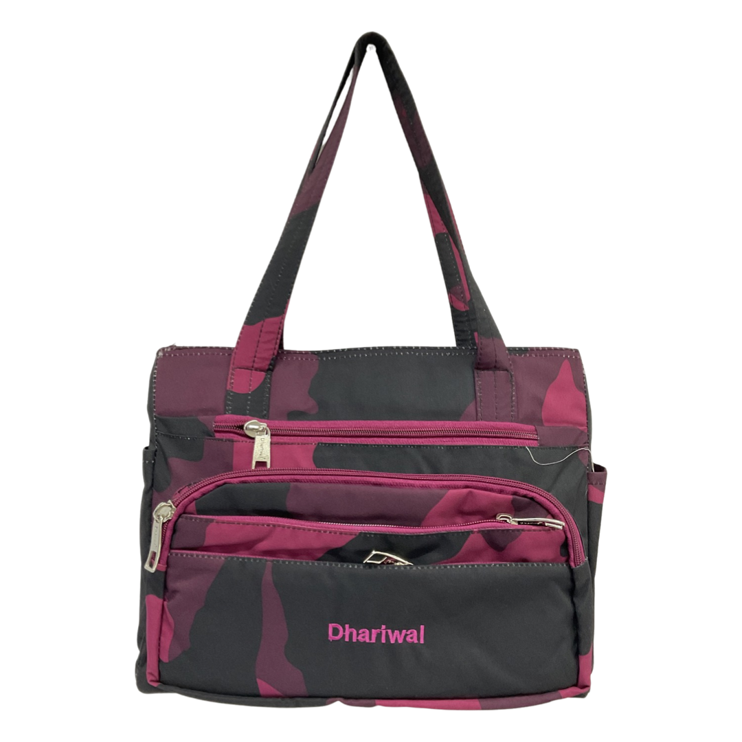 Dhariwal Multi Compartment Twin Handle Ladies Shopping Handbag LAD-8801