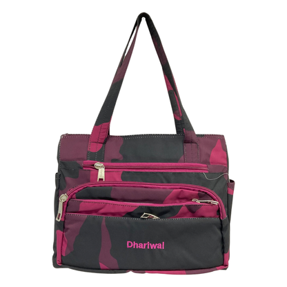 Dhariwal Multi Compartment Twin Handle Ladies Shopping Handbag LAD-8801