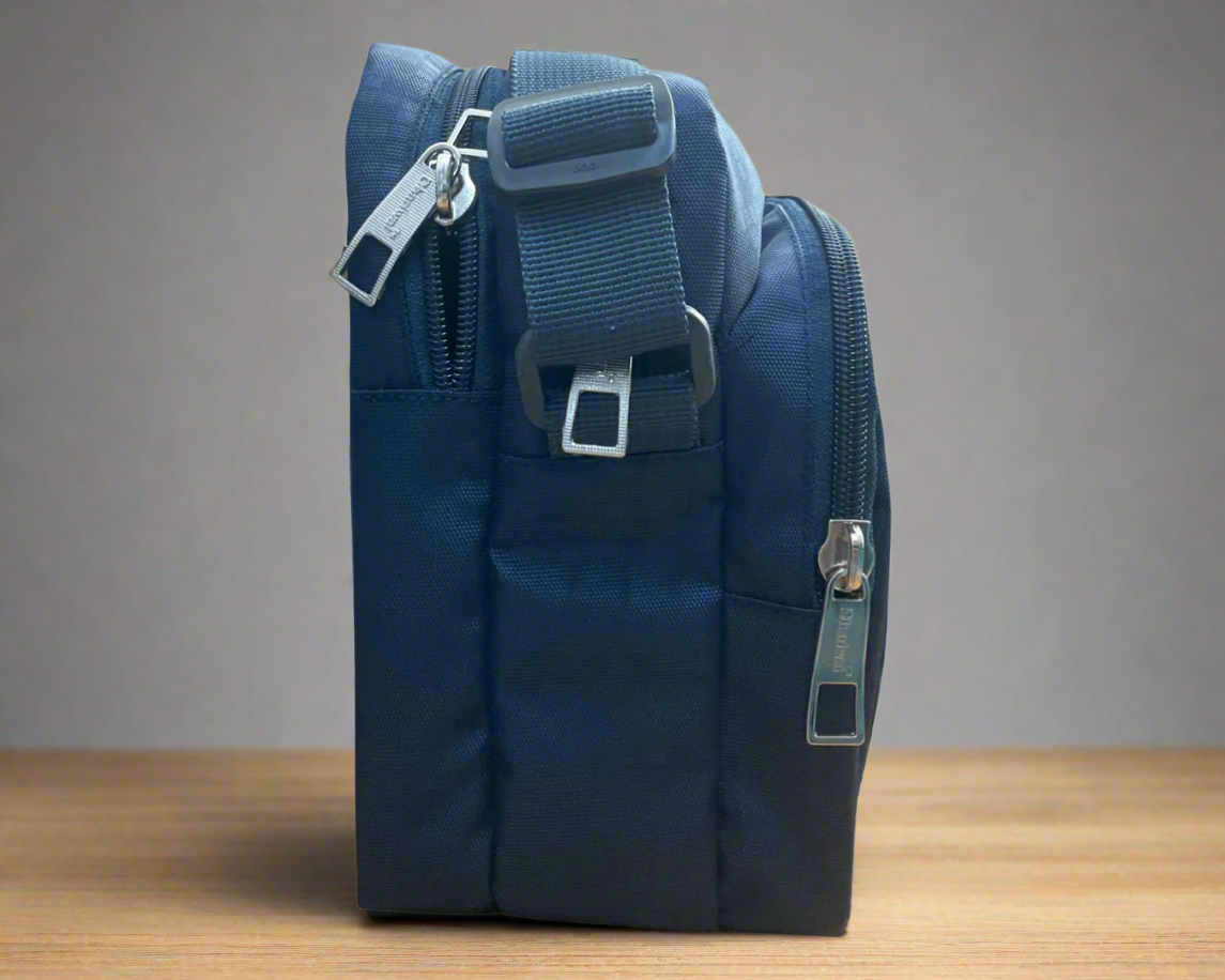 Dhariwal Multipocket Railway TTE Nylon Sling Cross Body Messenger Bag for Men Women Sling Bag SLB-1302