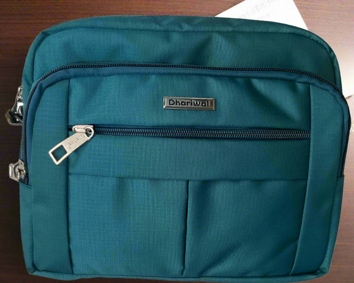 Dhariwal Multipocket Railway TTE Nylon Sling Cross Body Messenger Bag for Men Women Sling Bag SLB-1302