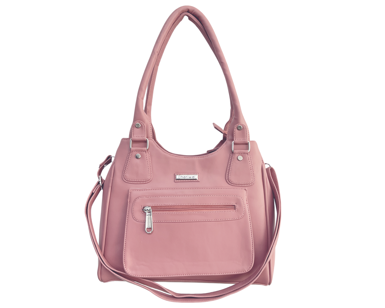 Dhariwal Multi Compartment Twin Handle Ladies Handbag LAD-9906