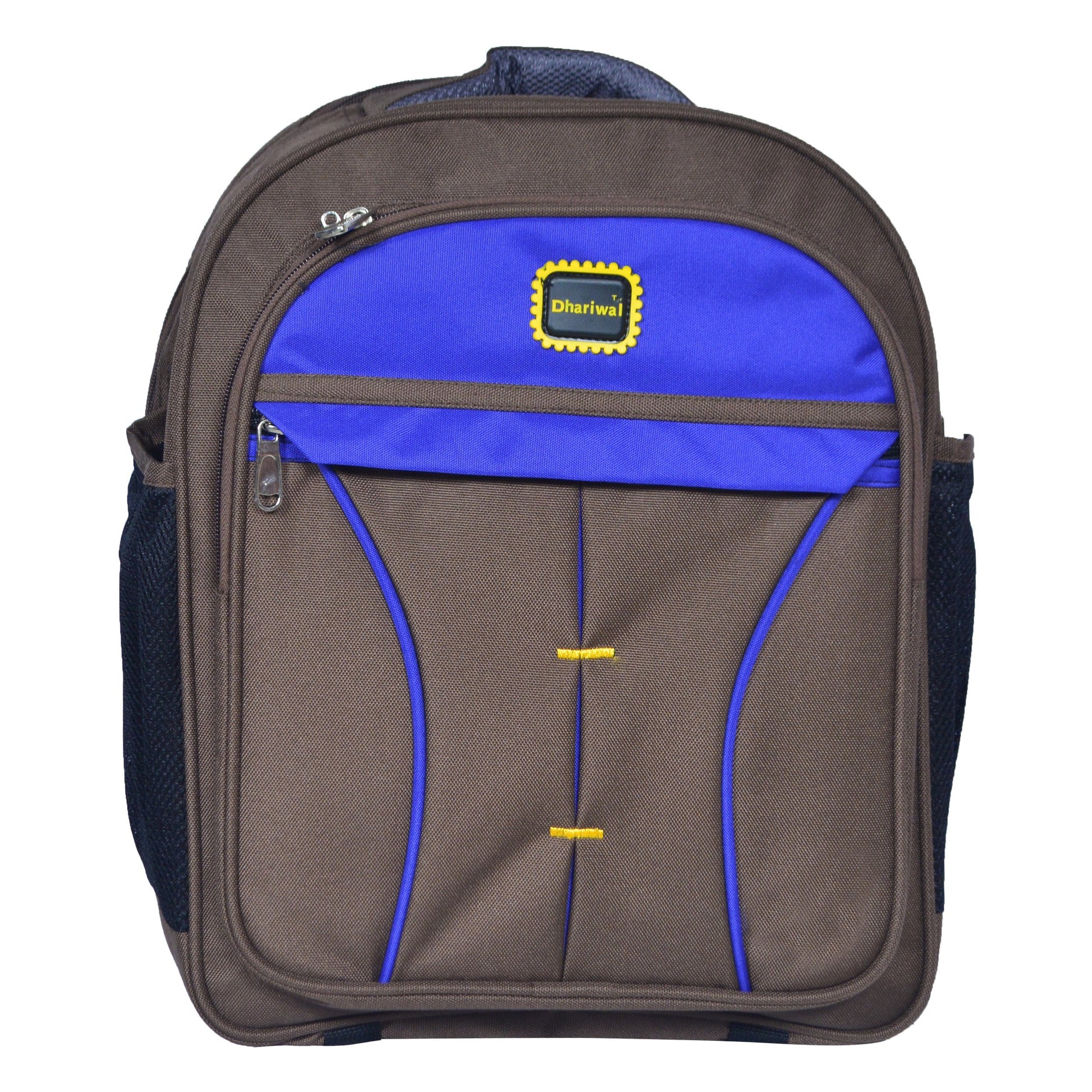 Dhariwal 33L Water Resistant Dual Compartment Matty School Bag SCB-301 Class 4 to 12 School Bags Dhariwal Brown 