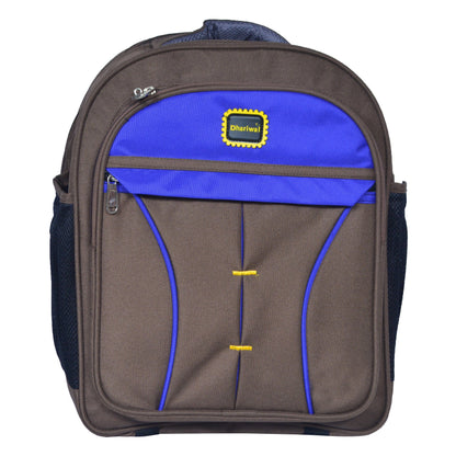 Dhariwal 33L Water Resistant Dual Compartment Matty School Bag SCB-301 Class 4 to 12 School Bags Dhariwal Brown 