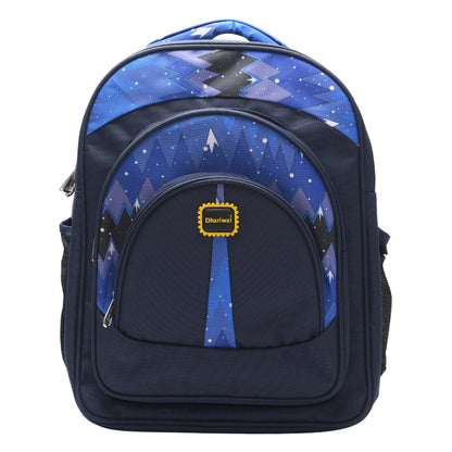 Dhariwal 38L Water Resistant Triple Compartment Matty School Bag SCB-302 Class 4 to 12 School Bags Dhariwal Blue 