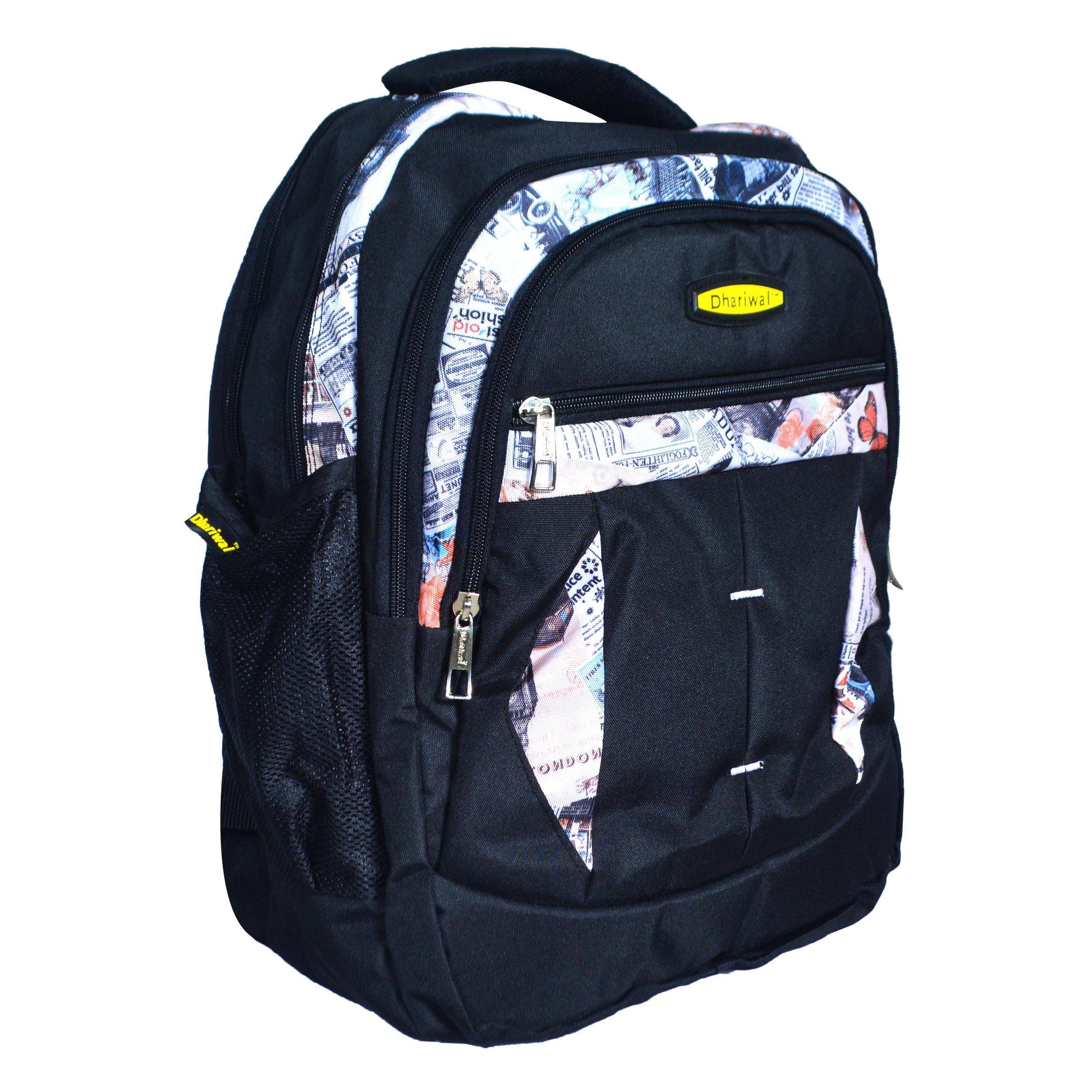 Dhariwal Dual Compartment Backpack with Rain Cover 37L BP-229 School Bags Mohanlal Jain (Dhariwal Bags) 