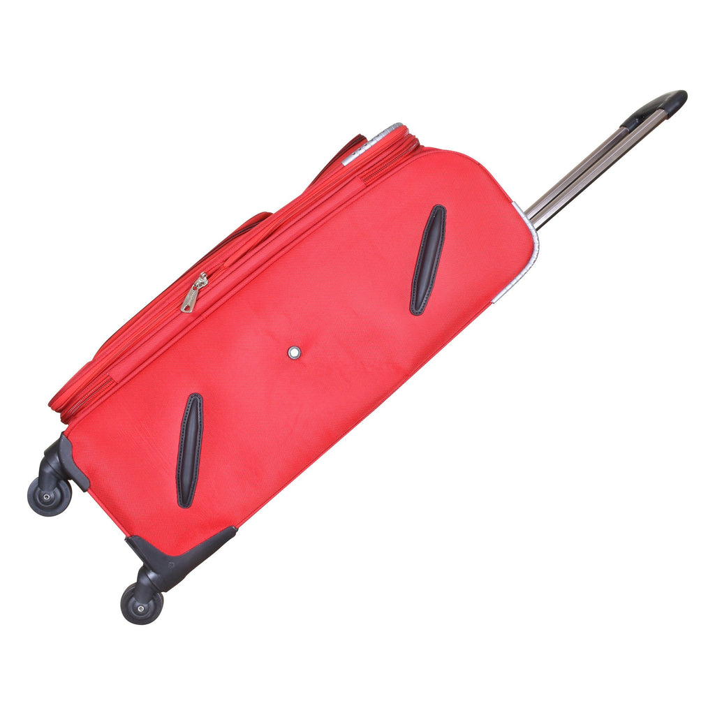 Dhariwal Expandable 4W Soft Sided Check-in Trolley Suitcase 24 inch/70 cms 86L SC-808 Suitcases Mohanlal Jain (Dhariwal Bags) 