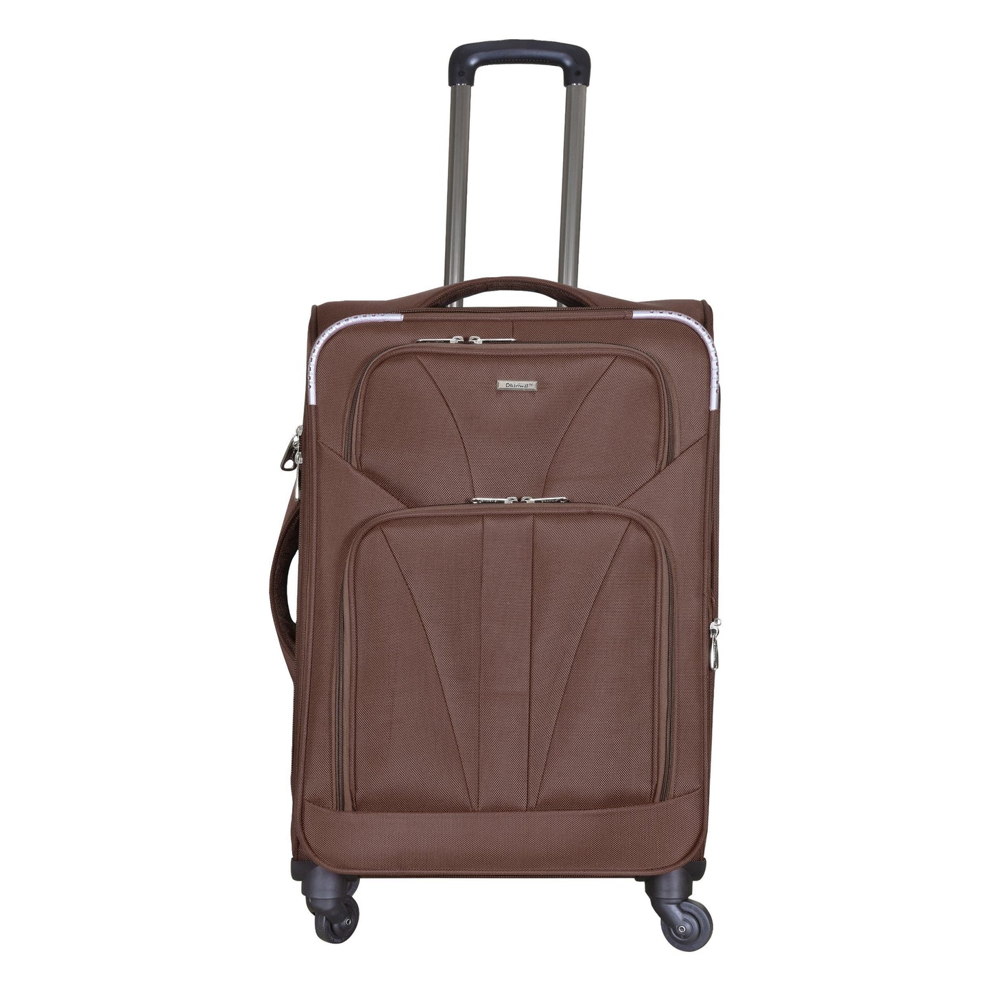 Dhariwal Expandable 4W Soft Sided Check-in Trolley Suitcase 24 inch/70 cms 86L SC-808 Suitcases Mohanlal Jain (Dhariwal Bags) 