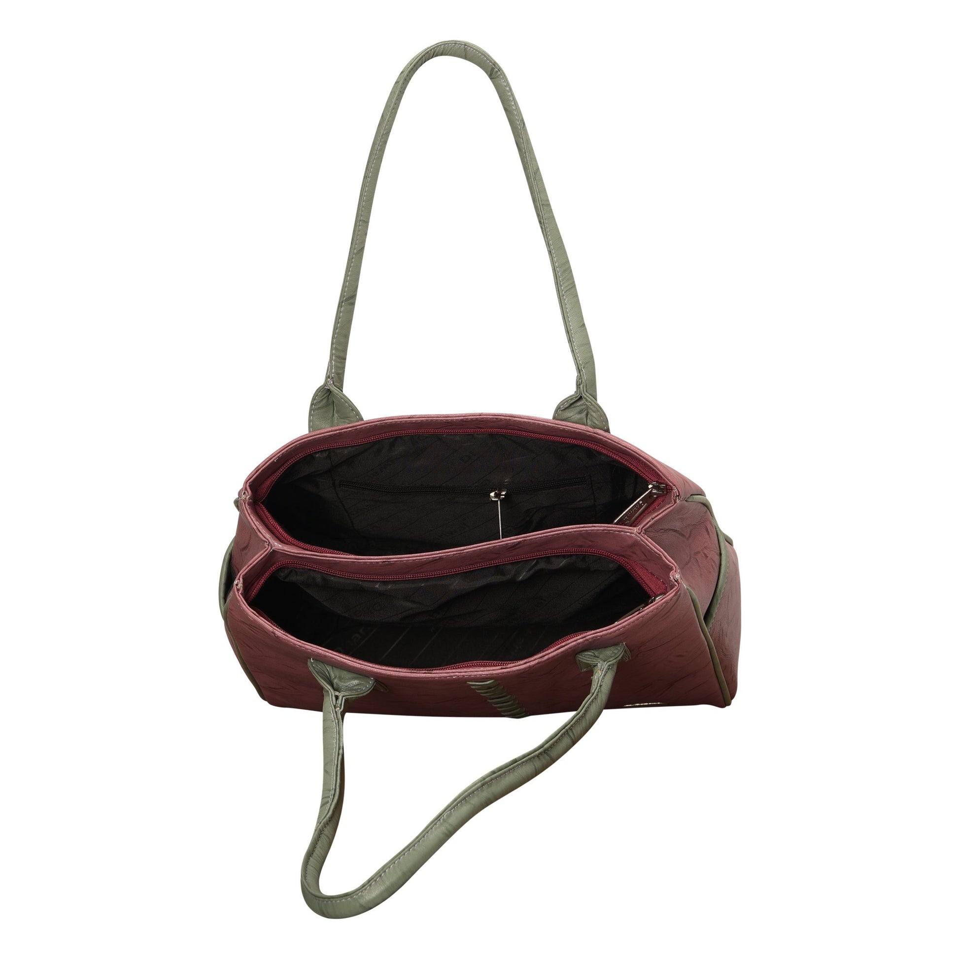 Dhariwal Foam Twin Handle Pink Ladies Handbag for Casual, Outdoor, Party, Kitty, Travel, College, Office, Shopping & Gifting Mohanlal Jain (Dhariwal Bags) 