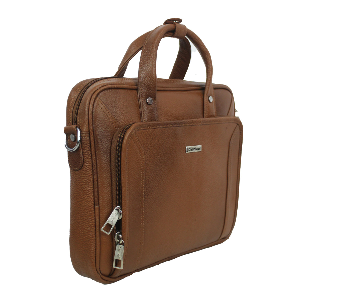 Dhariwal Genuine Leather Laptop Bag File Messenger Bag with Strap upto 13 Inch | Laptop Bag for Men EB-612 Executive Bags Dhariwal 