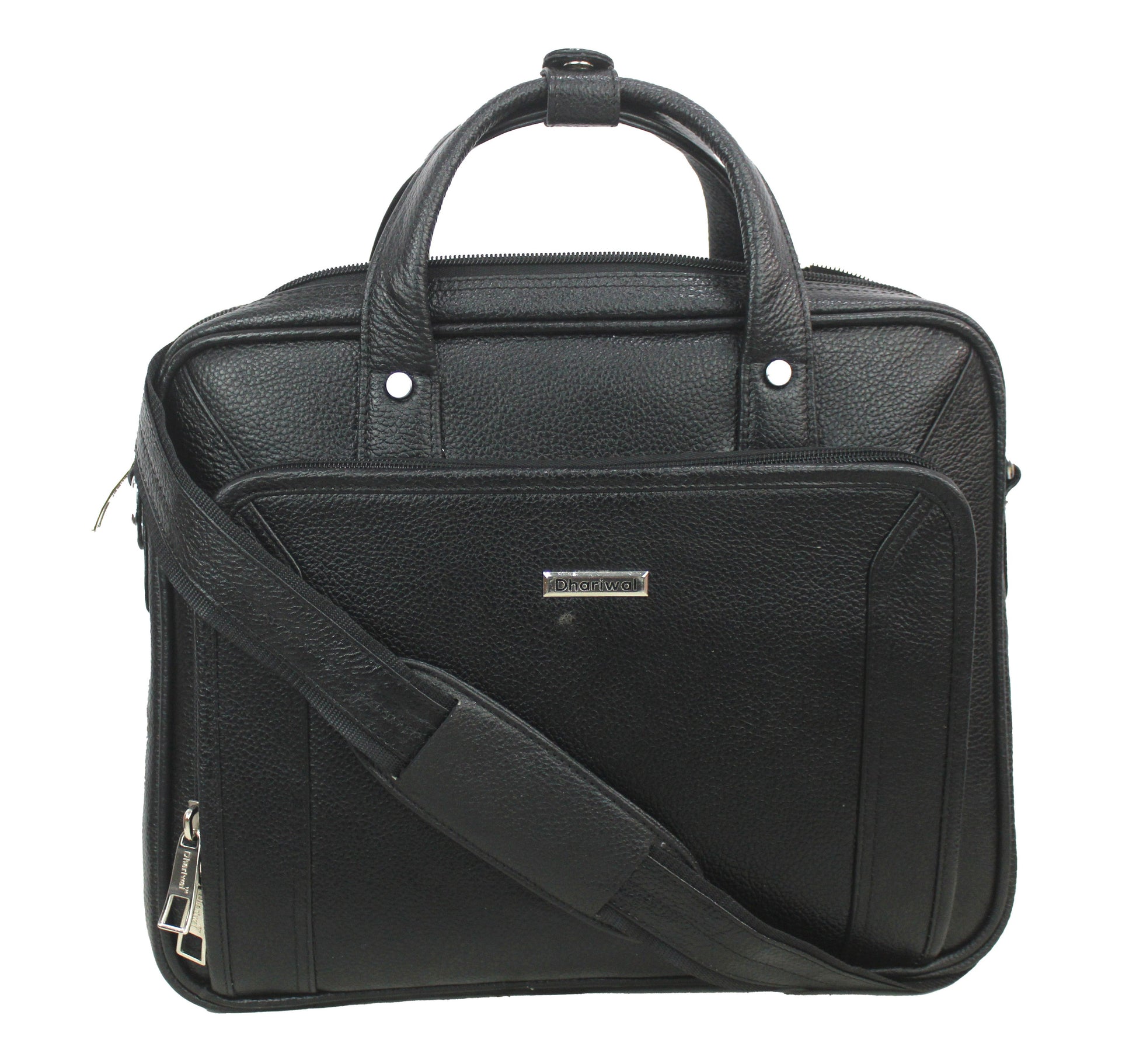 Dhariwal Genuine Leather Laptop Bag File Messenger Bag with Strap upto 13 Inch | Laptop Bag for Men EB-612 Executive Bags Dhariwal 