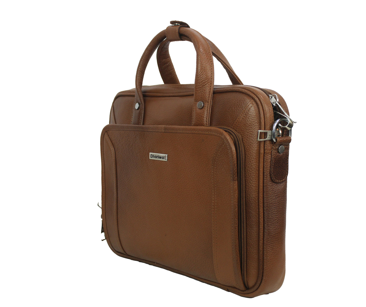 Dhariwal Genuine Leather Laptop Bag File Messenger Bag with Strap upto 13 Inch | Laptop Bag for Men EB-612 Executive Bags Dhariwal 