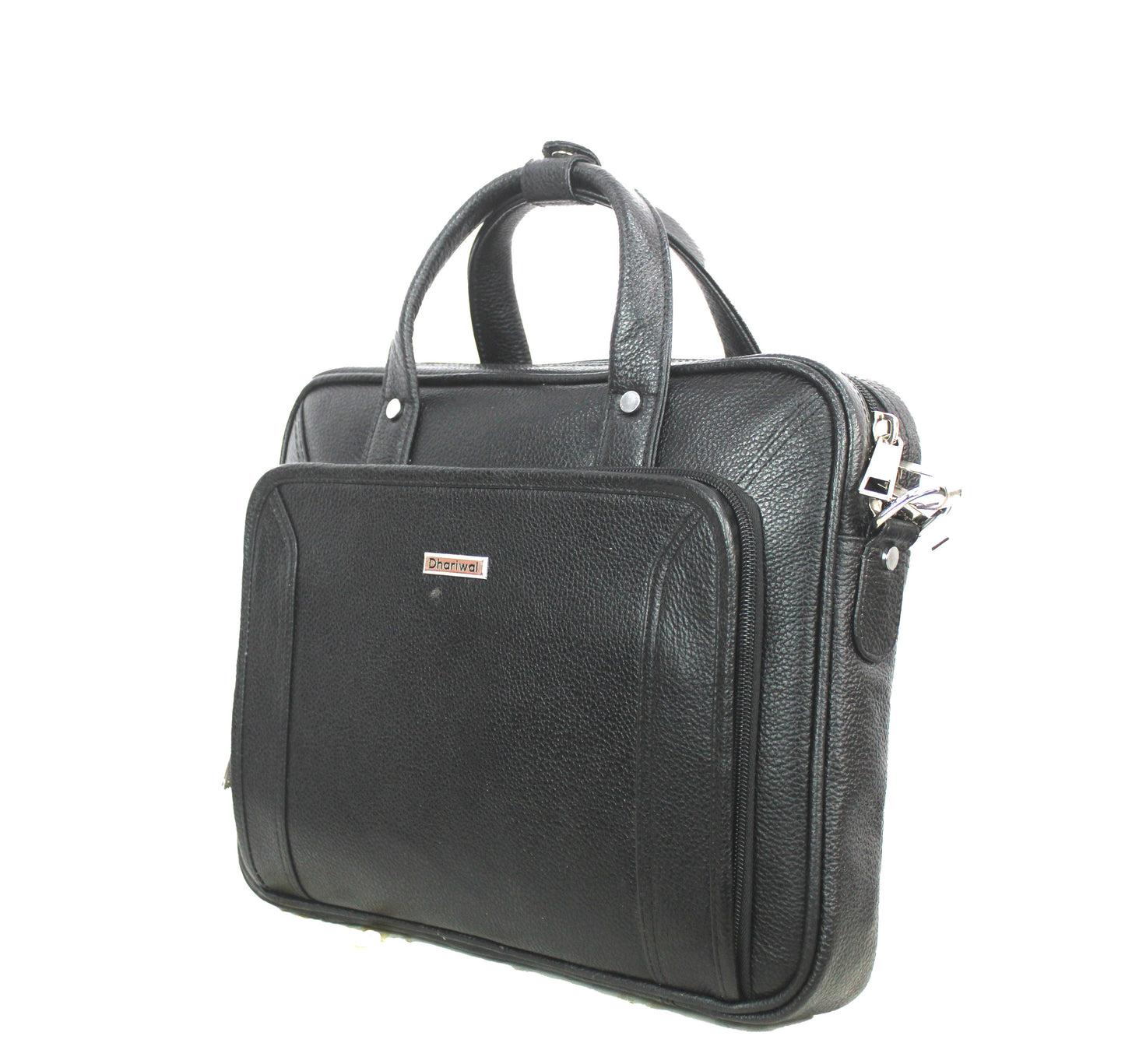Dhariwal Genuine Leather Laptop Bag File Messenger Bag with Strap upto 13 Inch | Laptop Bag for Men EB-612 Executive Bags Dhariwal 