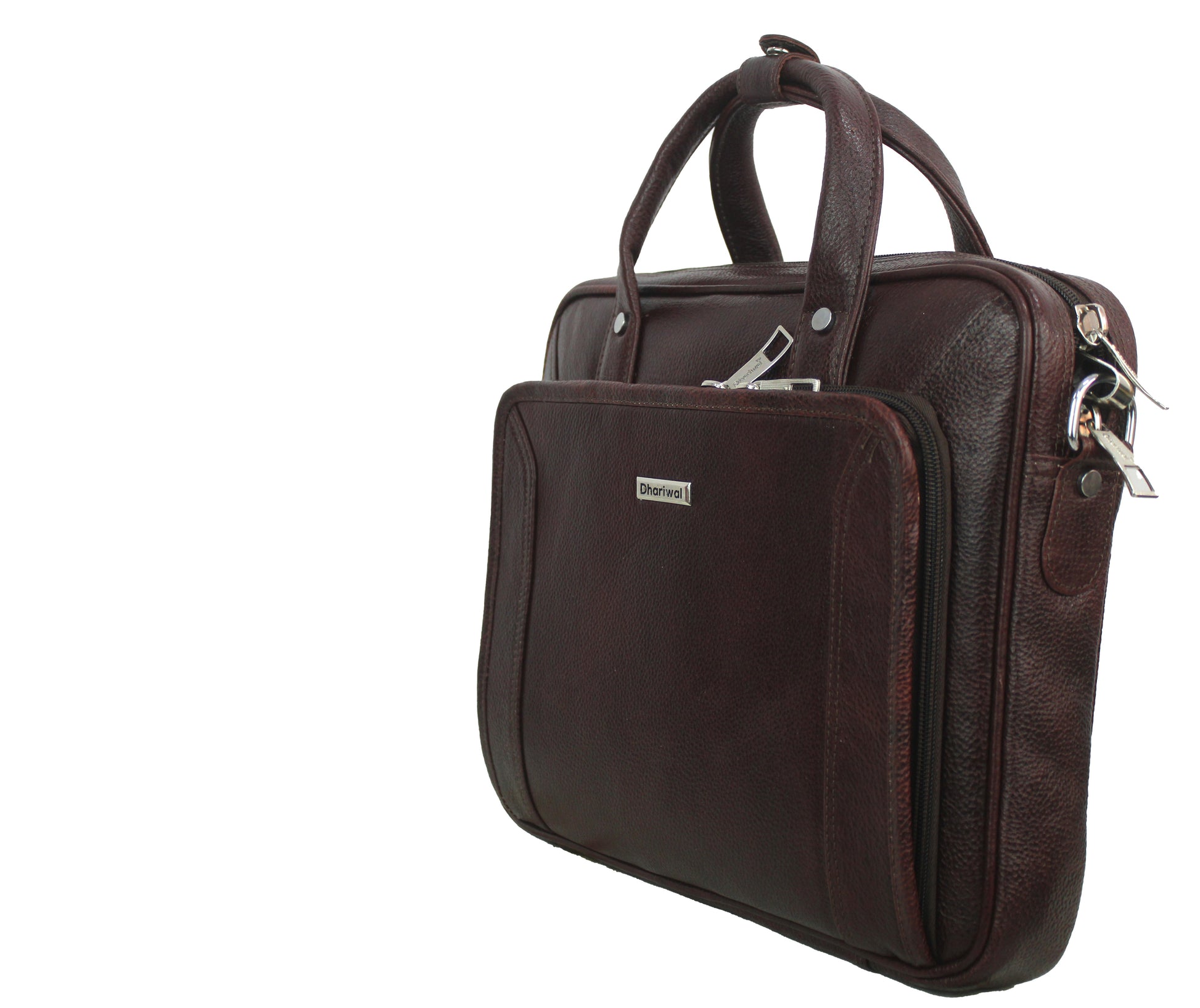 Dhariwal Genuine Leather Laptop Bag File Messenger Bag with Strap upto 13 Inch | Laptop Bag for Men EB-612 Executive Bags Dhariwal 