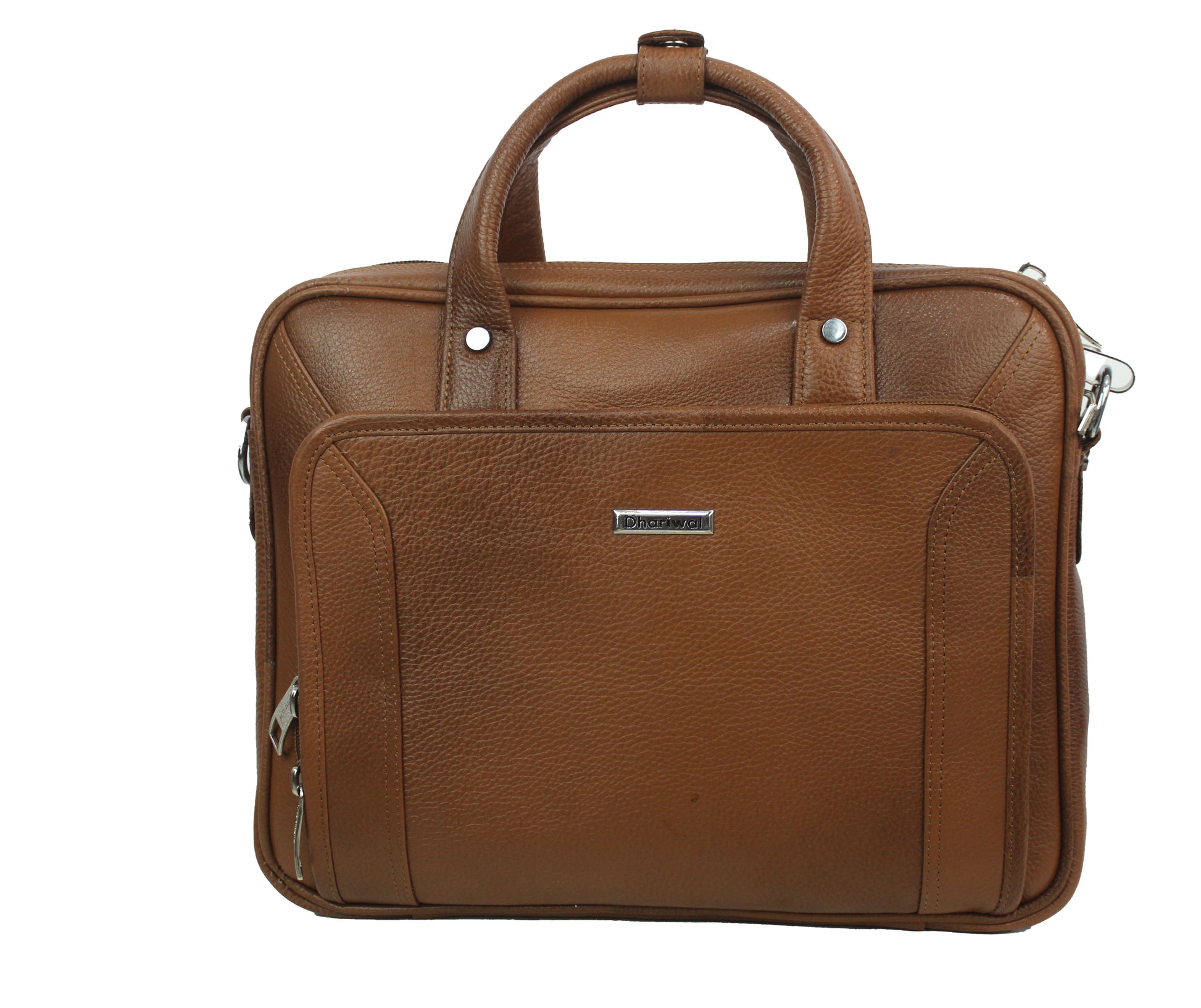 Dhariwal Genuine Leather Laptop Bag File Messenger Bag with Strap upto 13 Inch | Laptop Bag for Men EB-612 Executive Bags Dhariwal 