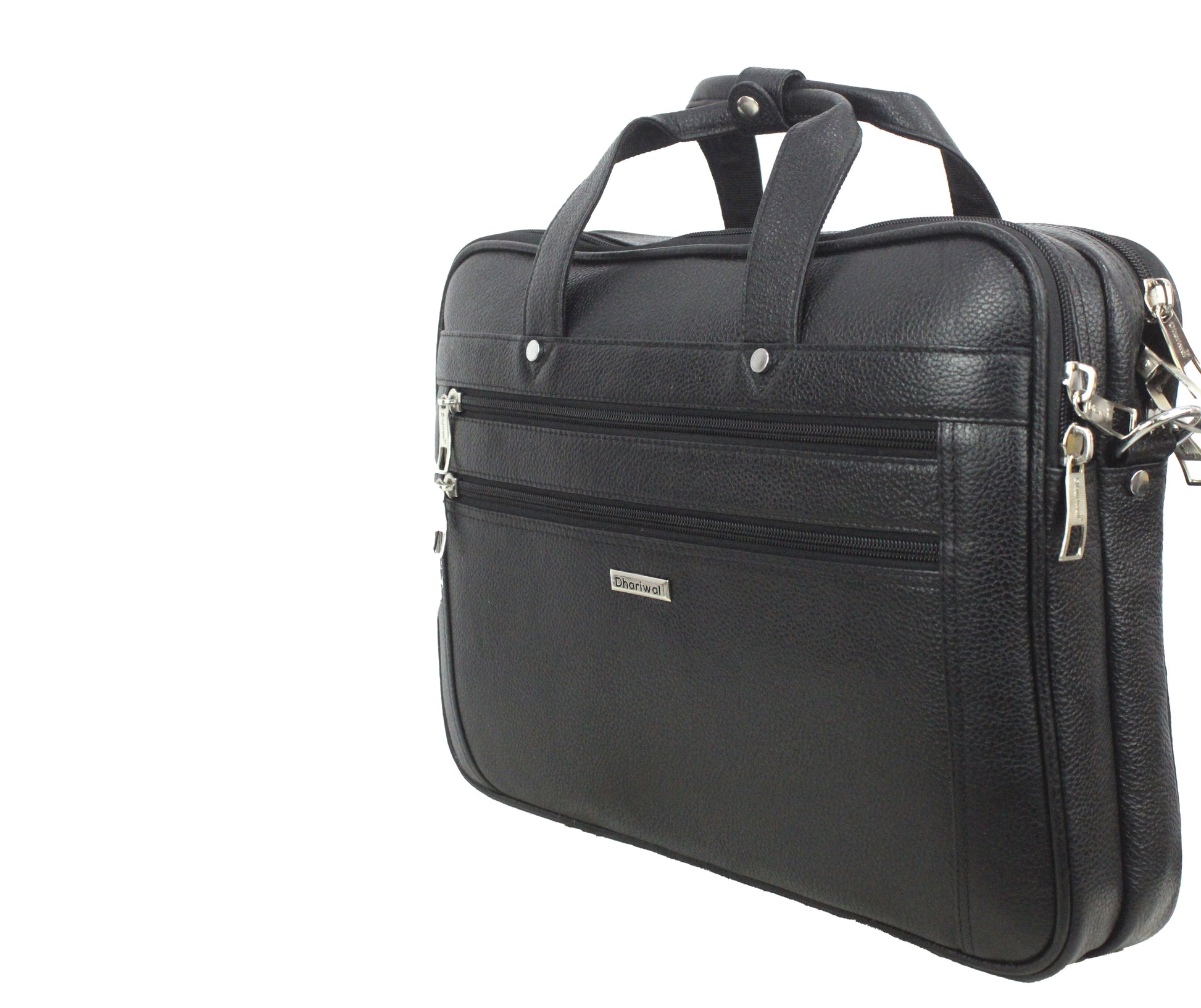 Dhariwal Genuine Leather Laptop Bag File Messenger Bag with Strap upto 15 Inch | Laptop Bag for Men EB-614 Executive Bags Dhariwal Bags 