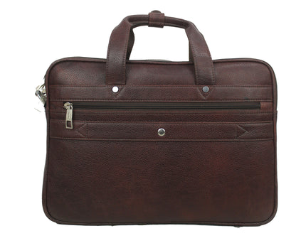 Dhariwal Genuine Leather Laptop Bag File Messenger Bag with Strap upto 15 Inch | Laptop Bag for Men EB-614 Executive Bags Dhariwal Bags 