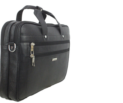 Dhariwal Genuine Leather Laptop Bag File Messenger Bag with Strap upto 15 Inch | Laptop Bag for Men EB-614 Executive Bags Dhariwal Bags 