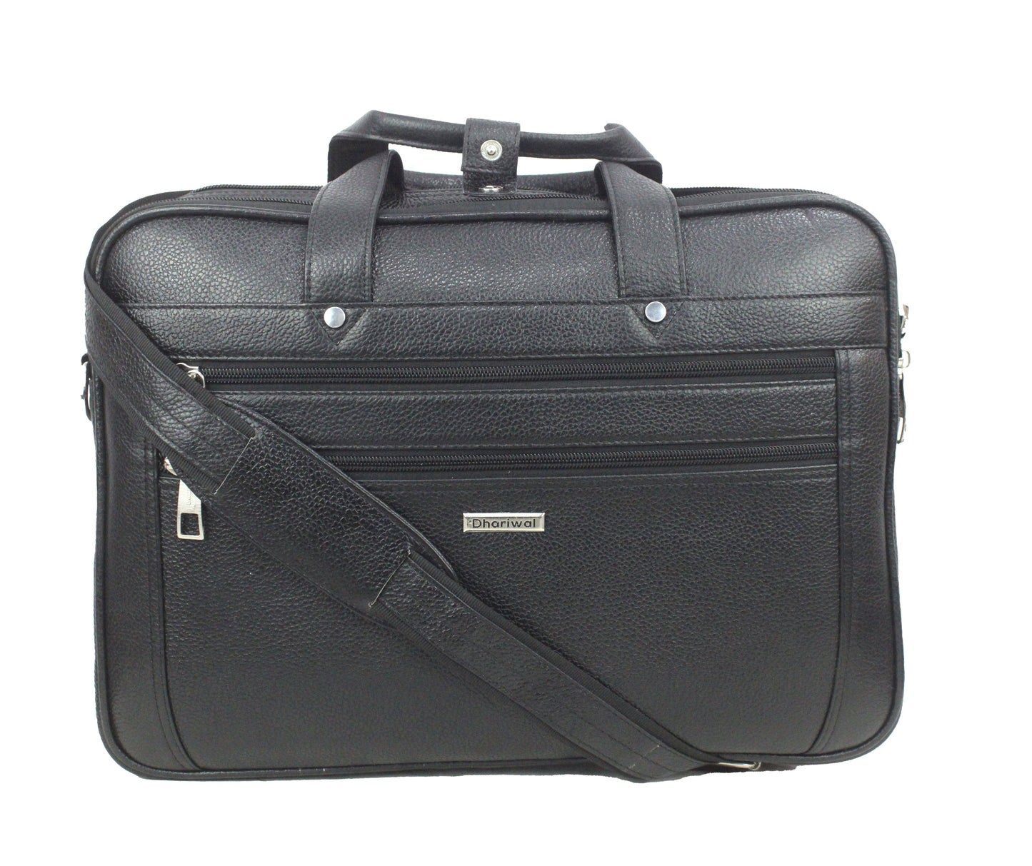 Dhariwal Genuine Leather Laptop Bag File Messenger Bag with Strap upto 15 Inch | Laptop Bag for Men EB-614 Executive Bags Dhariwal Bags 
