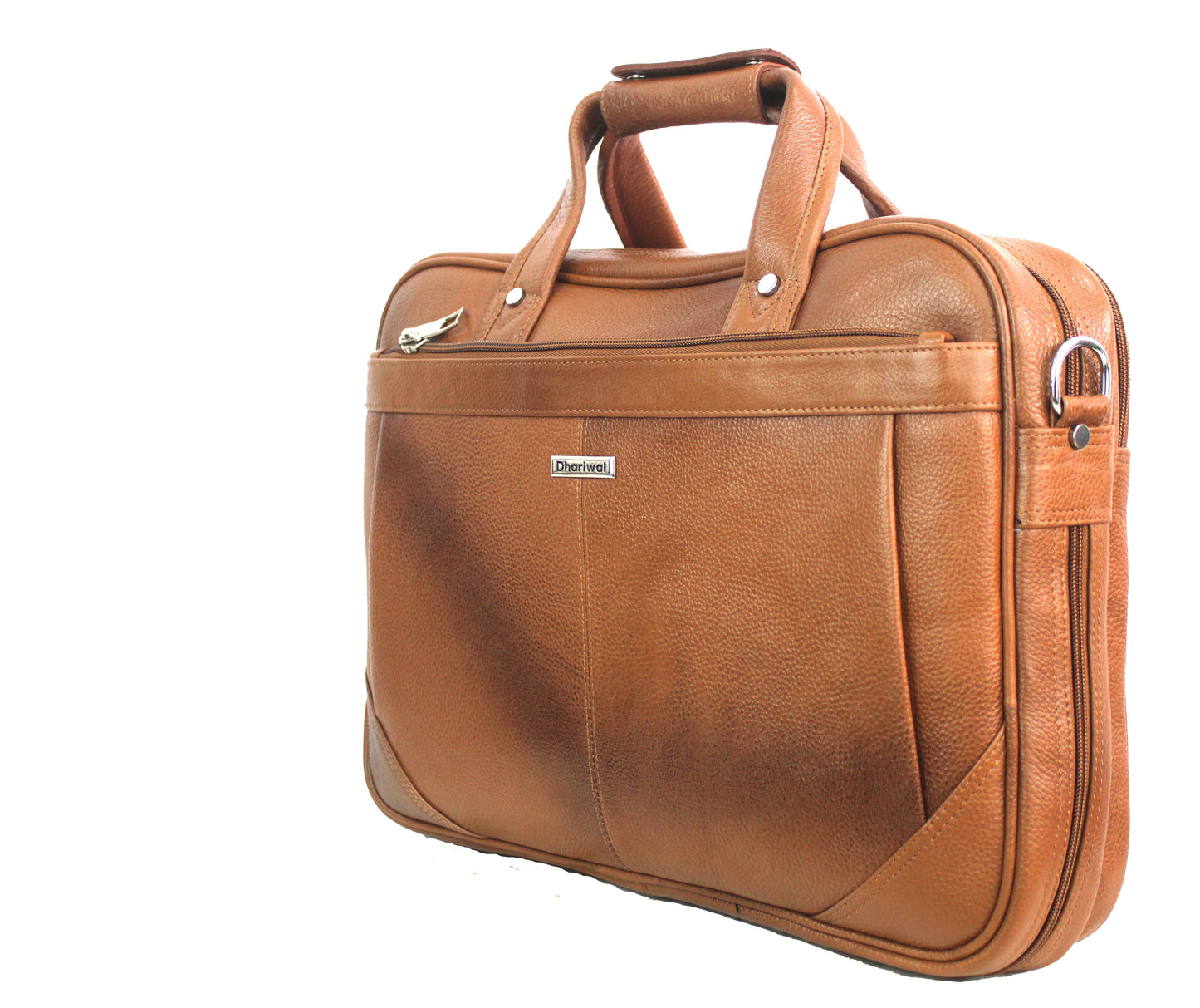 Dhariwal Genuine Leather Laptop Bag File Messenger Bag with Strap upto 15 Inch | Laptop Bag for Men EB-615 Executive Bags Dhariwal 