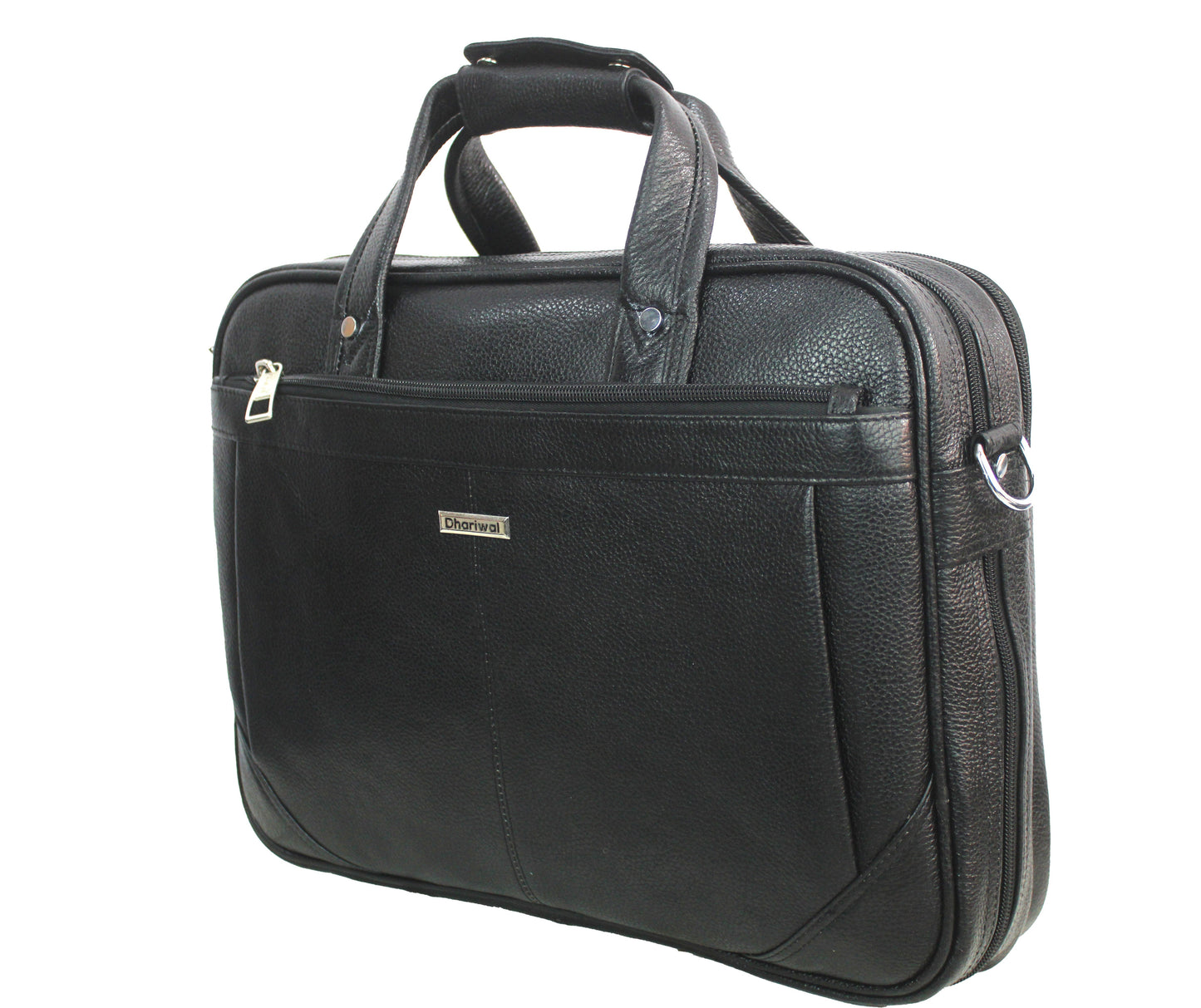 Dhariwal Genuine Leather Laptop Bag File Messenger Bag with Strap upto 15 Inch | Laptop Bag for Men EB-615 Executive Bags Dhariwal 