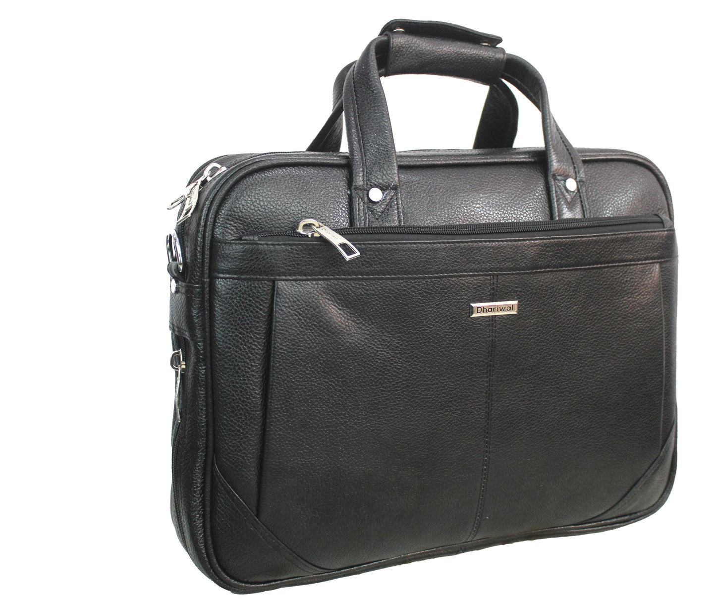 Dhariwal Genuine Leather Laptop Bag File Messenger Bag with Strap upto 15 Inch | Laptop Bag for Men EB-615 Executive Bags Dhariwal 
