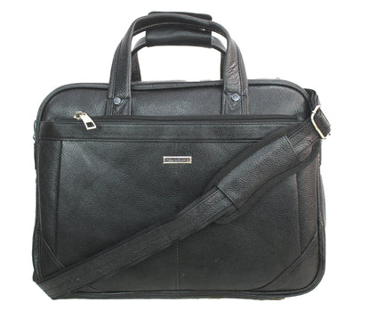Dhariwal Genuine Leather Laptop Bag File Messenger Bag with Strap upto 15 Inch | Laptop Bag for Men EB-615 Executive Bags Dhariwal 