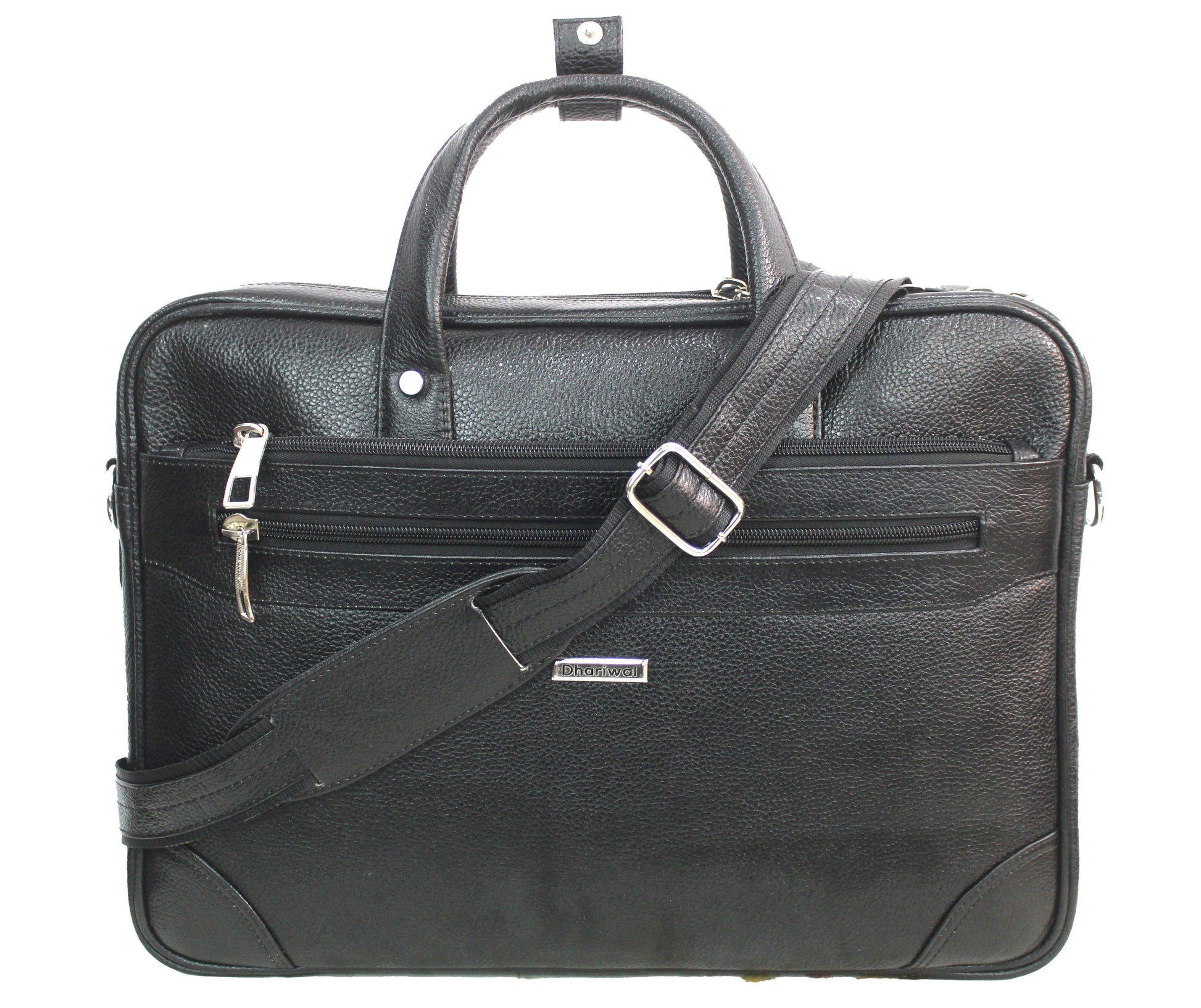 Dhariwal Genuine Leather Laptop Bag File Messenger Bag with Strap upto 16 Inch | Laptop Bag for Men EB-613 Executive Bags Dhariwal 