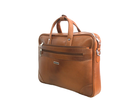 Dhariwal Genuine Leather Laptop Bag File Messenger Bag with Strap upto 16 Inch | Laptop Bag for Men EB-613 Executive Bags Dhariwal 