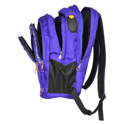 Dhariwal Multi Color Dual Compartment Unisex Printed School BackPack 39L BP-203 School Bags Dhariwal 